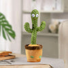 Dancing Cactus Talking Toy - Singing, Recording, and Interactive Plush Gift - Dancing Cactus