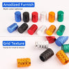 Aluminum Alloy Schrader Valve Dust Cover for Vehicles and Bikes
