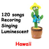 Dancing Cactus Talking Toy - Singing, Recording, and Interactive Plush Gift
