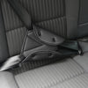 Child Seat Belt Adjustment Holder - Safety Shoulder Cover - Black