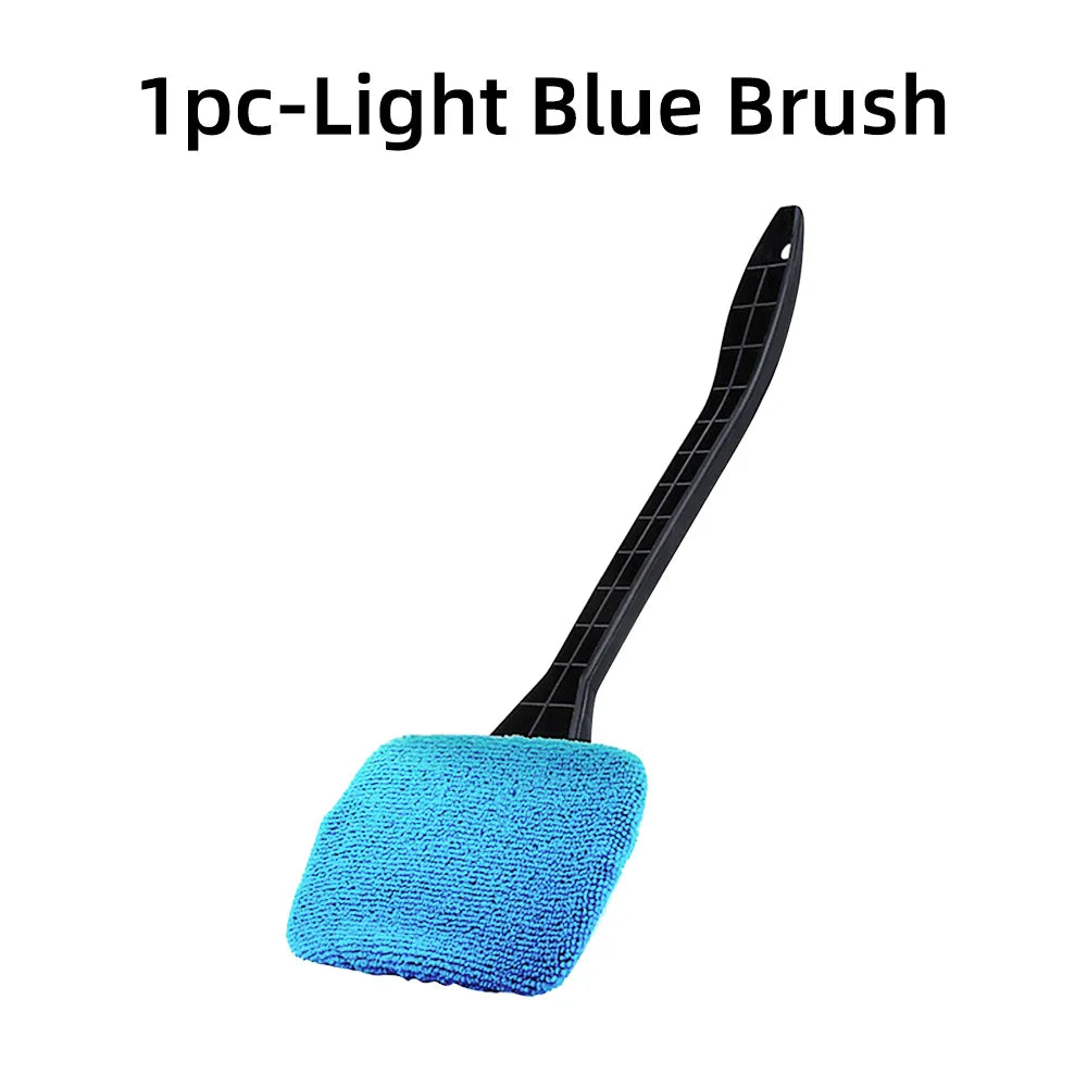Car Window Cleaner Kit with Long Handle for Interior Glass
