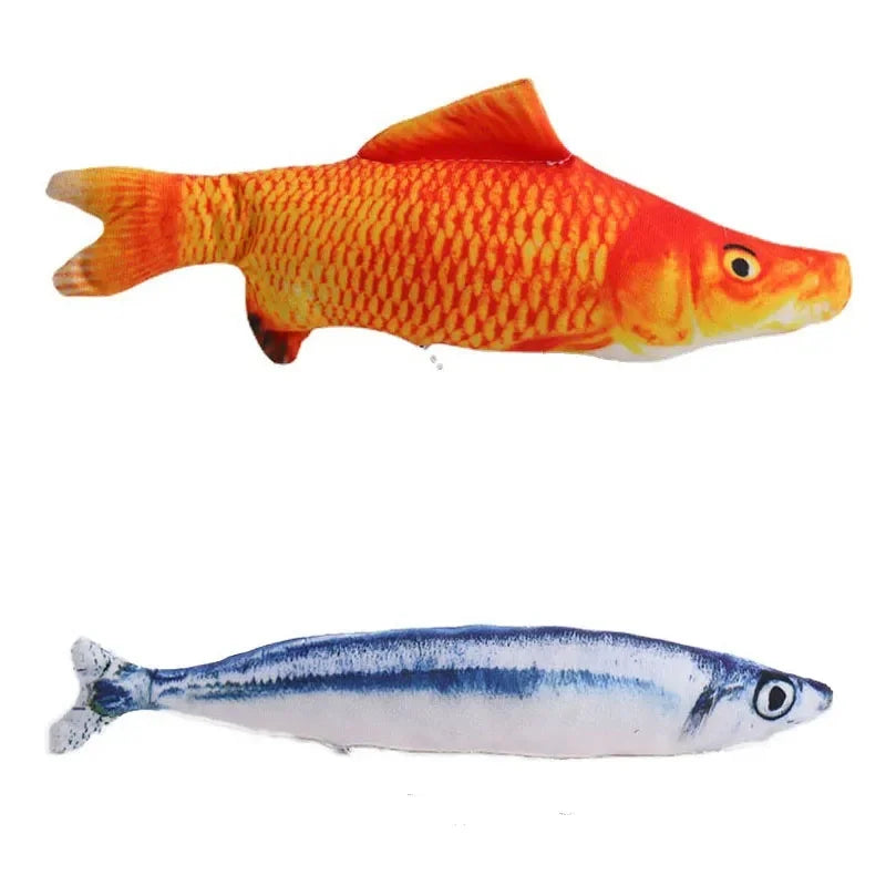 Plush Cat Toy Simulation Fish
