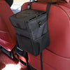 Waterproof Car Trash Can - Portable Organizer for Car Garbage - Black