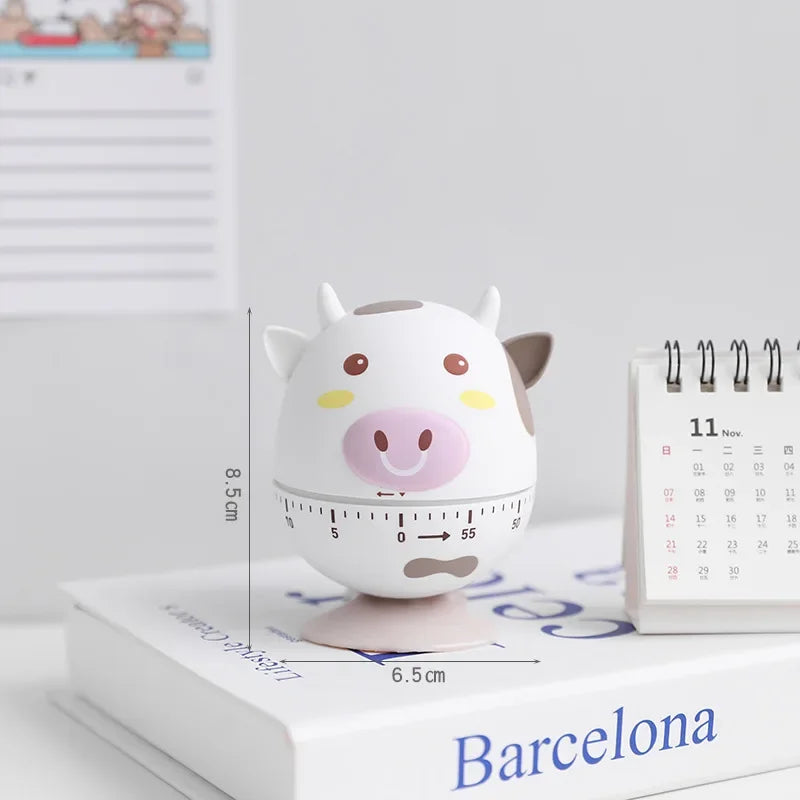 Cartoon Animal Vegetable Shaped Kitchen Timer for Cooking and Baking