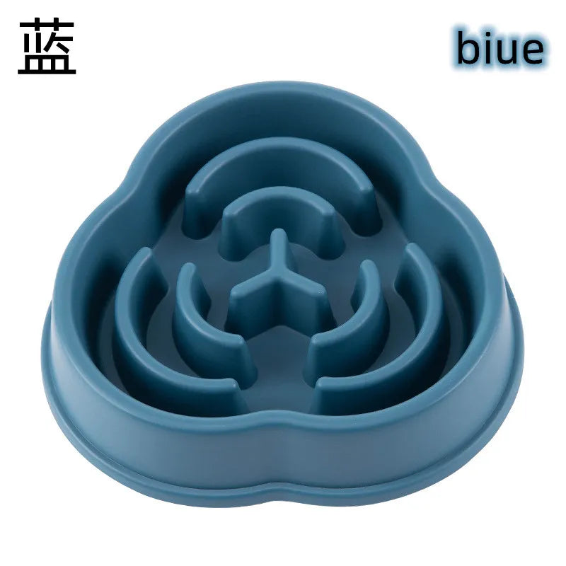 Anti-Choking Slow Food Bowl for Pets - Multiple Colors and Shapes