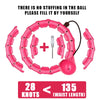 Adjustable Weighted Slimming Hoop for Abdominal Exercise at Home