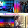Modern LED Floor Lamps - Atmospheric, Bluetooth, Remote Control, RGB Colours