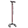 Retractable Aluminium Safety Walking Cane with LED Light for Elderly Men and Women