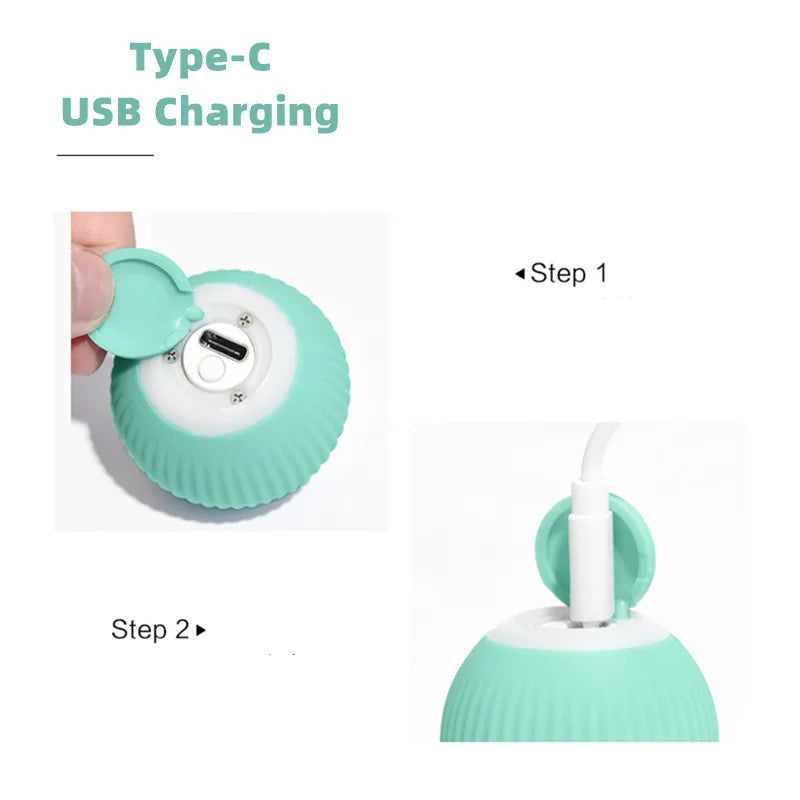 Interactive Electric Cat Ball Toy for Indoor Play
