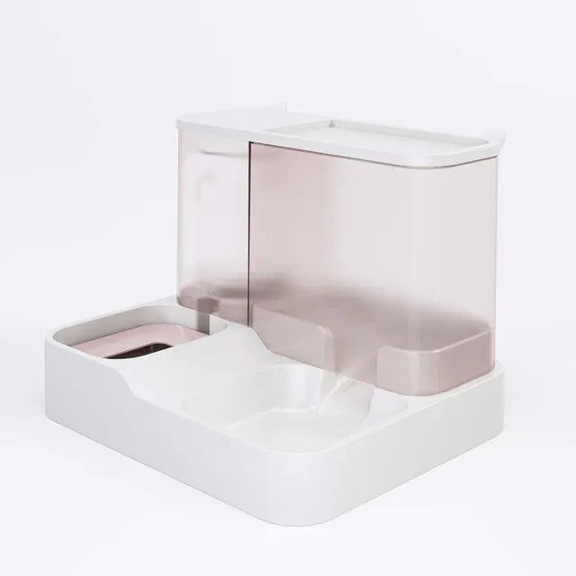 Large Capacity Automatic Pet Food and Water Dispenser