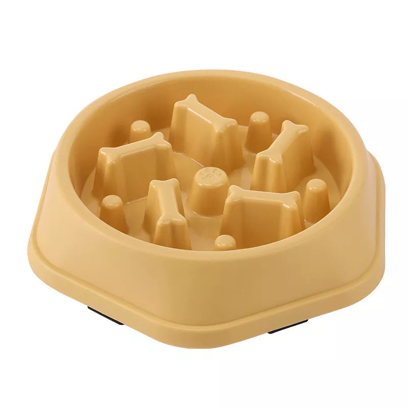 Anti-Choking Slow Food Bowl for Pets - Multiple Colors and Shapes