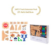 DIY Wooden Train Track & Building Blocks Expansion Set - Educational Toy for Kids