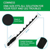KOMZER Yoga and Gymnastics Stretch Strap with Loops for Leg and Foot Stretching