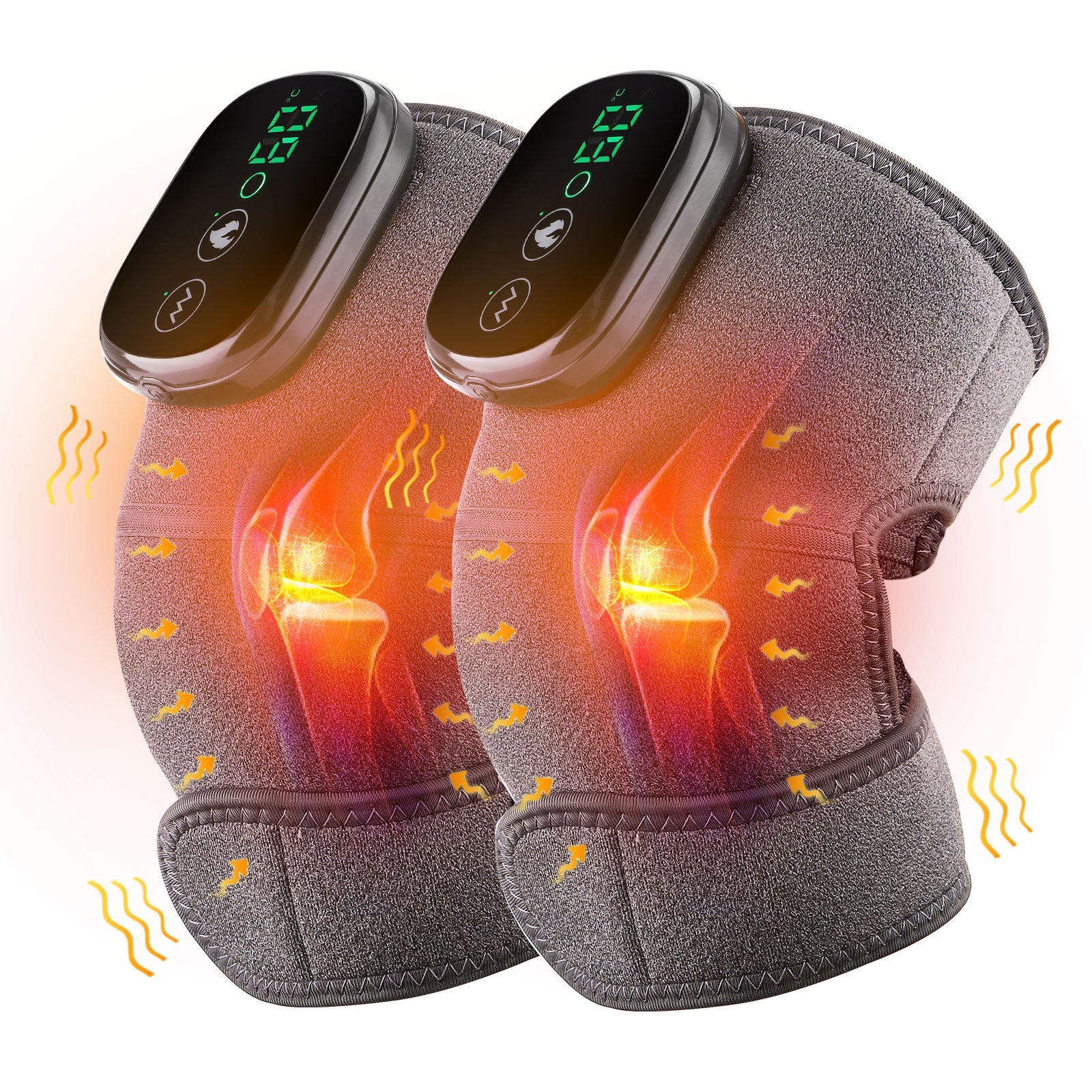 Electric Heating Knee Massager for Joint Pain Relief and Physiotherapy - Type A 1pcs
