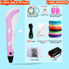 3D Drawing Printing Pen with LCD Screen