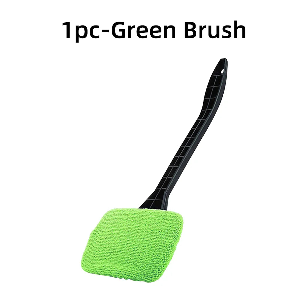 Car Window Cleaner Kit with Long Handle for Interior Glass