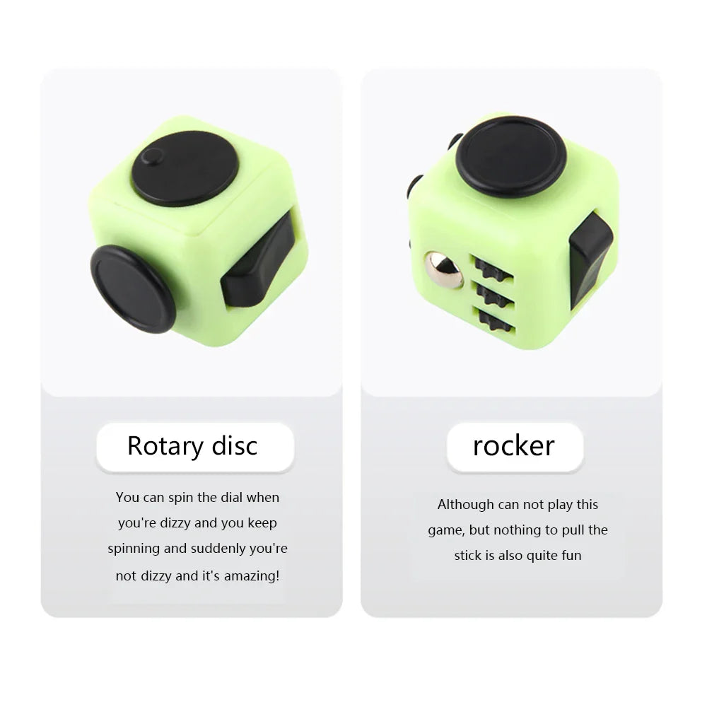 6-Sided Playable Decompression Finger Tip Dice Magic Cube