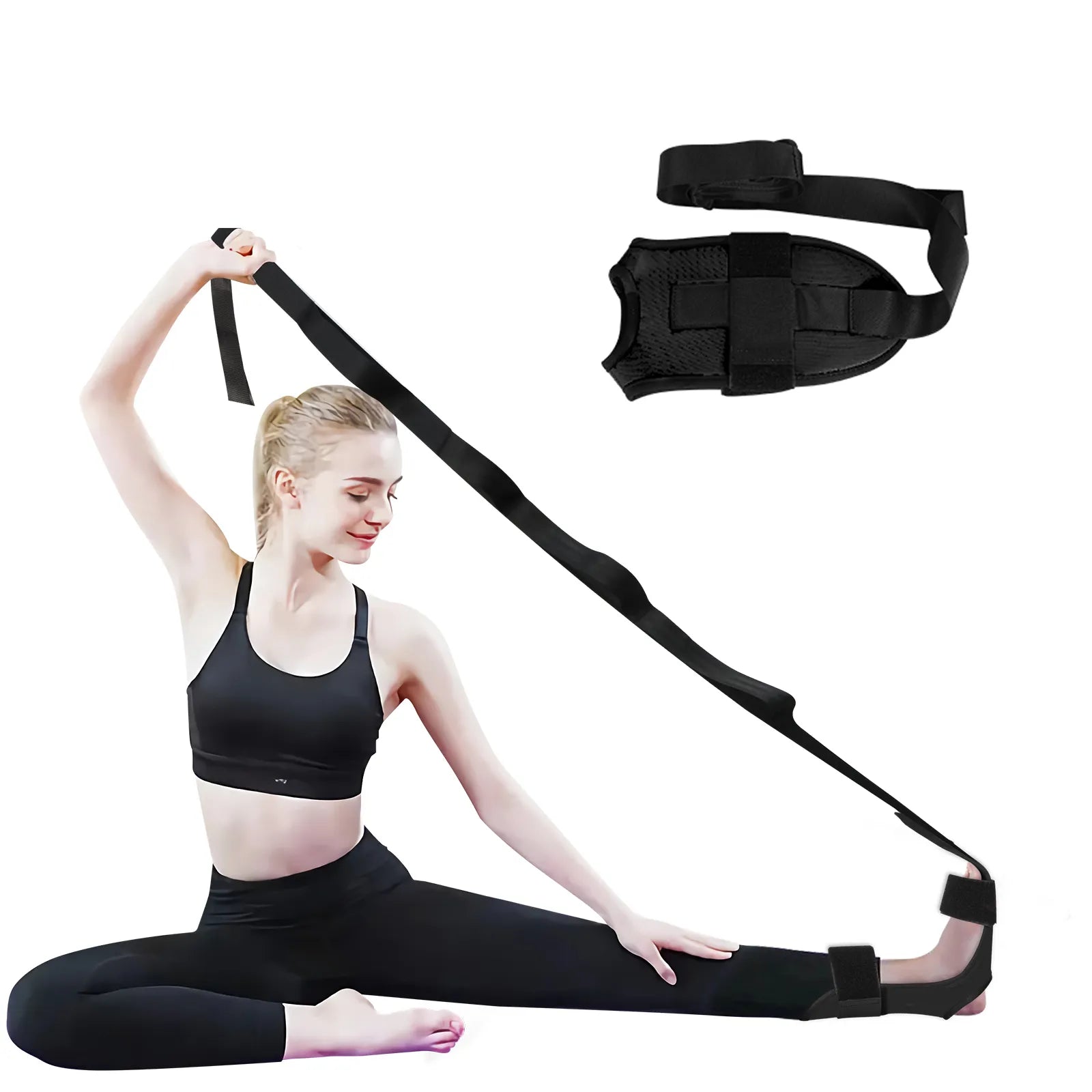 Flexible Yoga Strap Belt for Leg and Foot Stretching