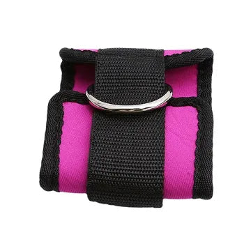 D-Ring Ankle Anchor Strap for Gym Cable Attachments and Leg Exercises