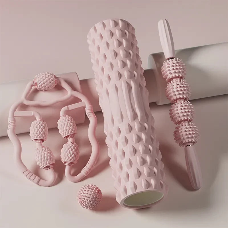 Deep Tissue Muscle Massage Foam Roller Set for Whole Body