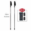 Carbon Fiber Trekking Poles with Diamond Twill Pattern - Portable Folding Hiking Sticks