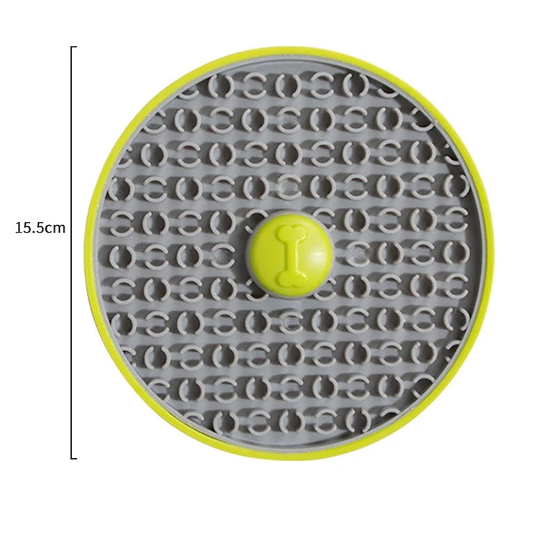 Pet Slow Food Bowl - Non-Slip Lick Plate Dog Feeder