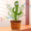 Dancing Cactus Talking Toy - Singing, Recording, and Interactive Plush Gift