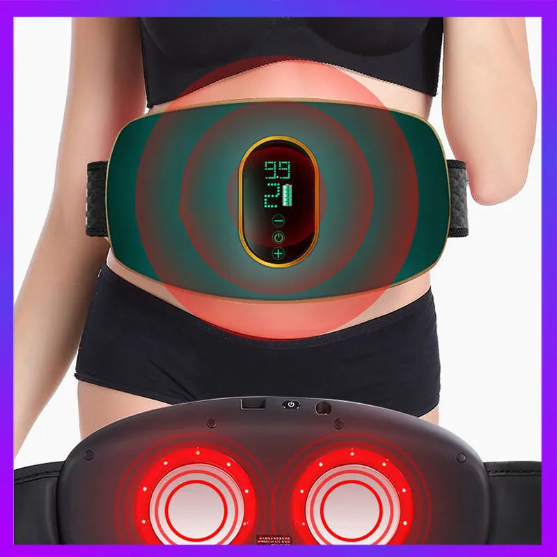 Electric Slimming Belly Belt Massager for Weight Loss - Connect to Power