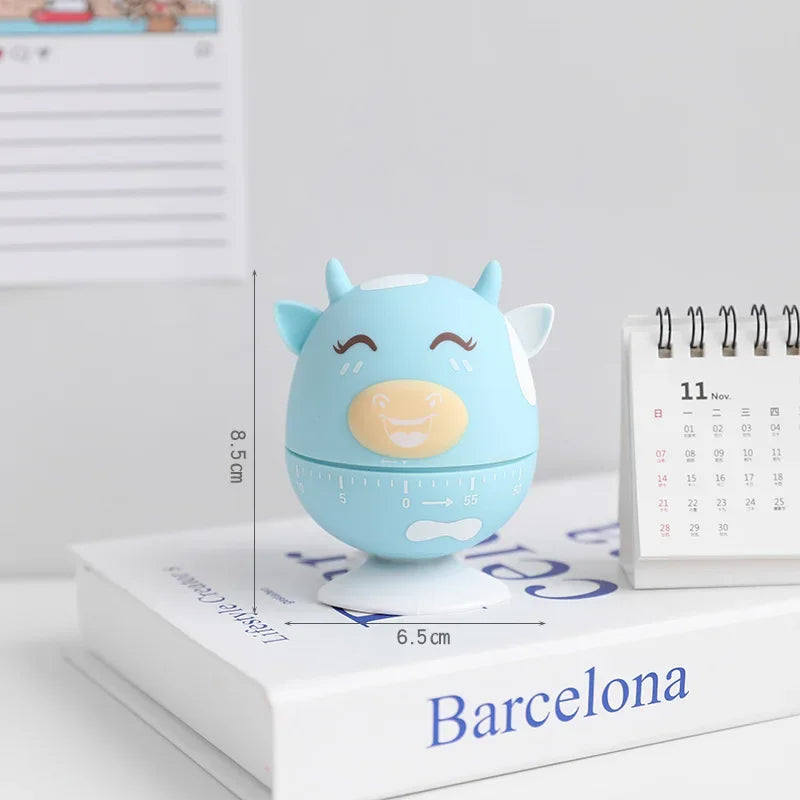 Cartoon Animal Vegetable Shaped Kitchen Timer for Cooking and Baking
