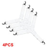 Adjustable Bed Sheet Grippers - Set of 4 Fasteners for Sheets and Bedding