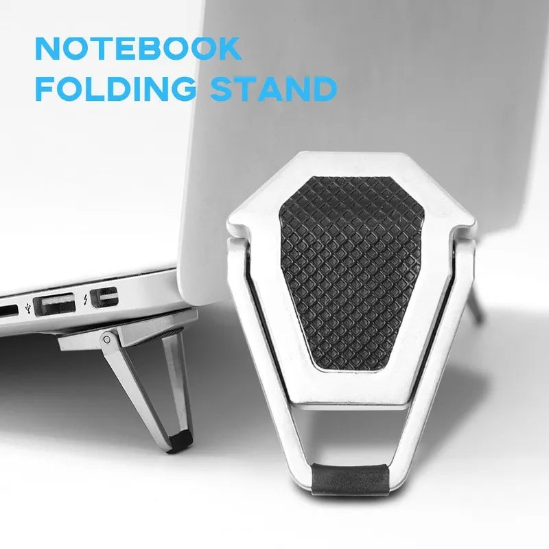 Metal Foldable Laptop Stand with Non-slip Base