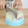 Portable Split-Type Fruit and Vegetable Cutter for Household Use - Beige