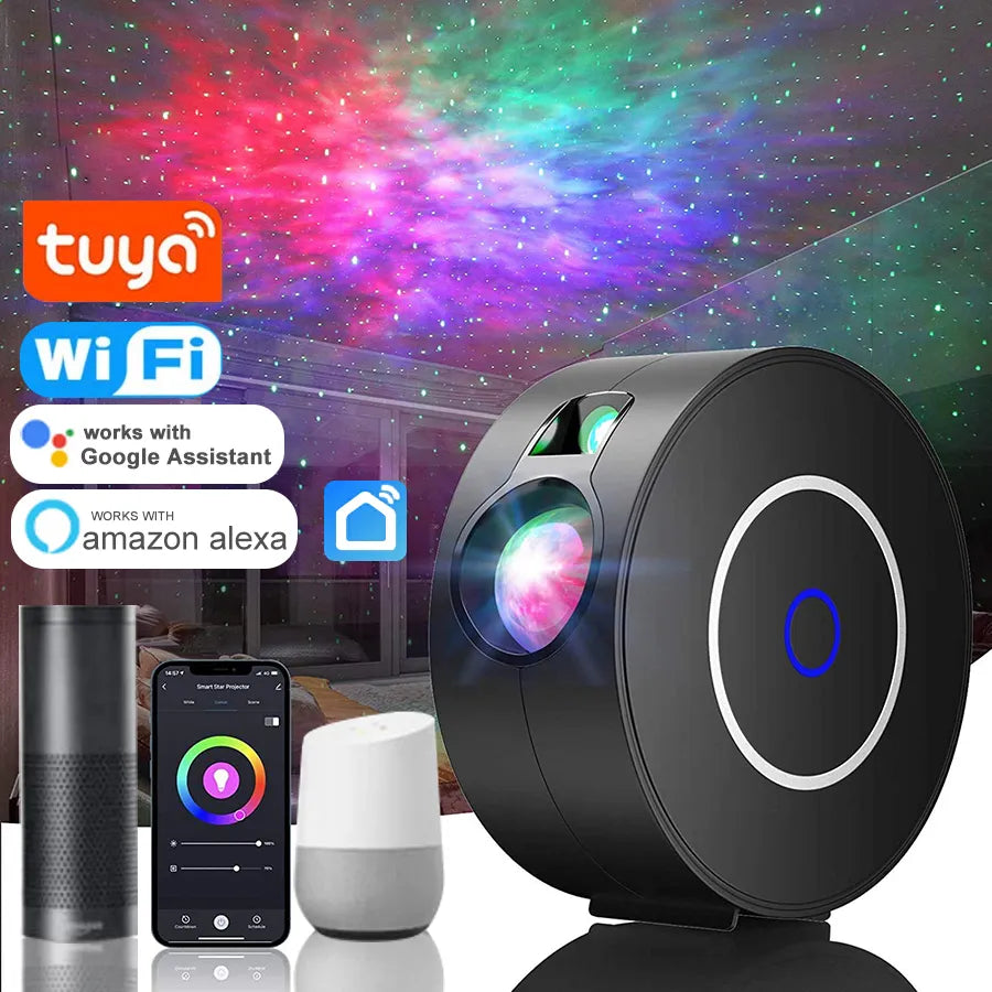 WiFi Smart Star Projector with Voice and App Control