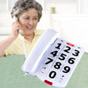 Corded Big Button Telephone for Seniors - Visually Impaired Landline Phone