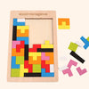 3D Wooden Puzzle Toy for Children - Color and Shape Cognition Brain Game