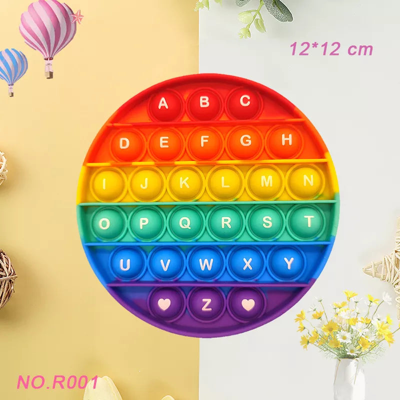 Push Bubble Fidget Toy - Stress Relief Sensory Squishy for Adults & Kids