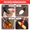 Silicone BBQ Grilling Tongs - Non-Stick Kitchen Cooking Utensils