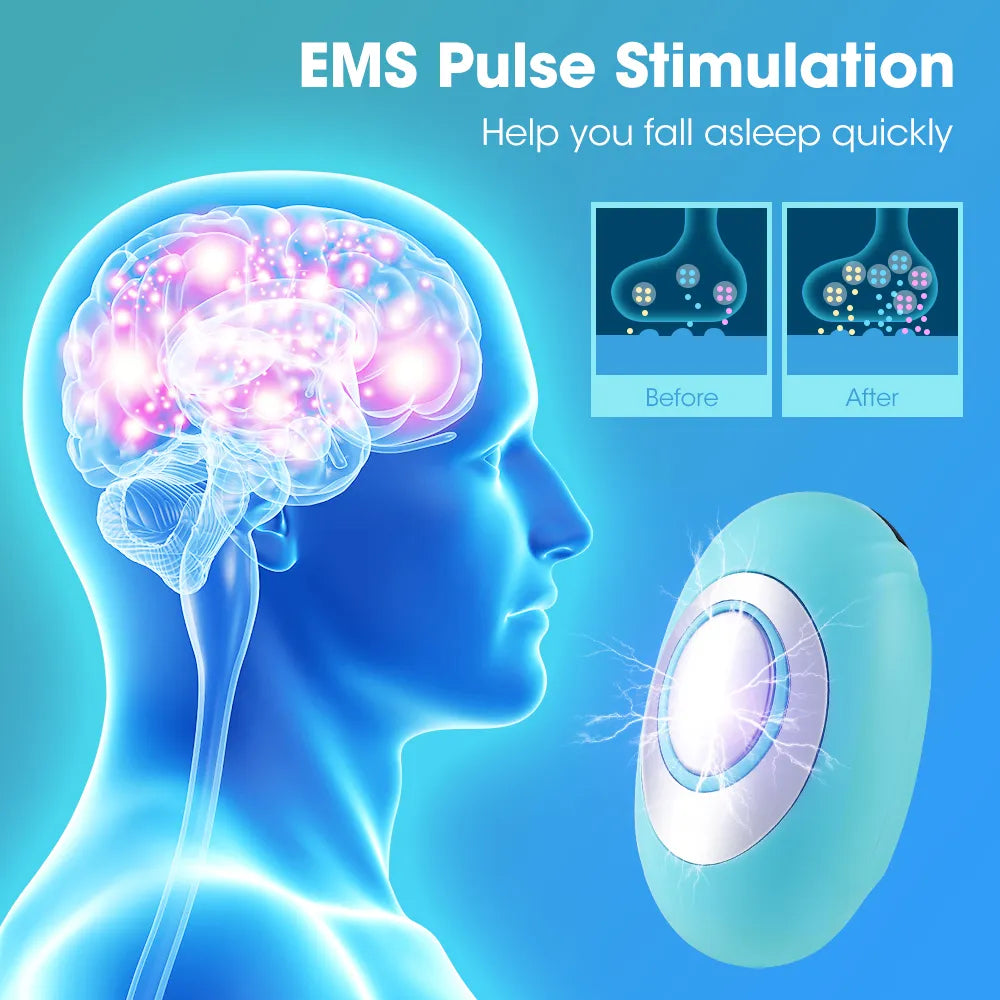 Handheld Sleep Aid Device for Insomnia Relief and Anxiety Therapy
