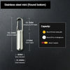 Portable Stainless Steel Waterproof Pill Box for Travel