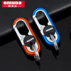 OMUDA Stainless Steel Carabiner Keychain - Double Ring Outdoor Key Chain - 3746
