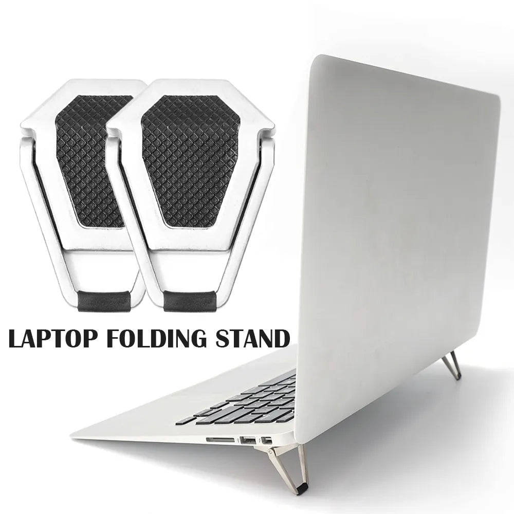 Metal Foldable Laptop Stand with Non-slip Base
