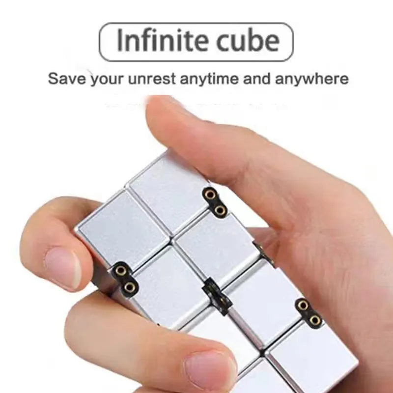 Metal Infinite Magic Cube - Stress-Relief Fidget Toy