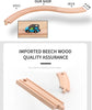 DIY Wooden Train Track & Building Blocks Expansion Set - Educational Toy for Kids
