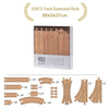DIY Wooden Train Track & Building Blocks Expansion Set - Educational Toy for Kids