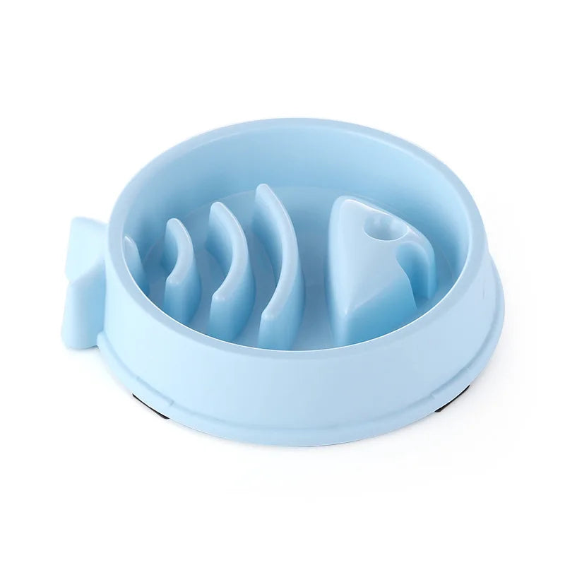 Anti-Choking Slow Food Bowl for Pets - Multiple Colors and Shapes