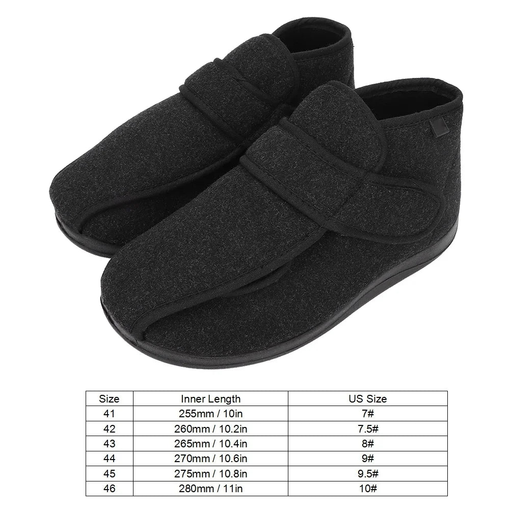 Diabetic Flat Shoes for Elderly Men