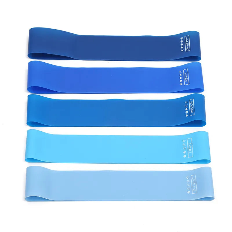 5-Piece Yoga Resistance Rubber Bands Set