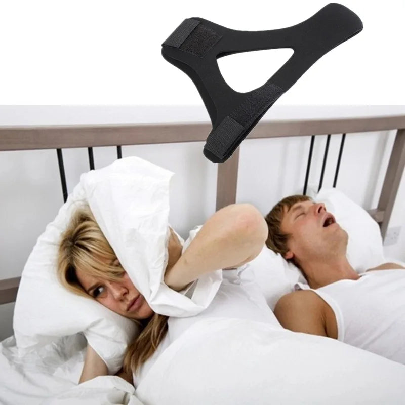 Triangular Anti-Snoring Chin Strap for Better Sleep