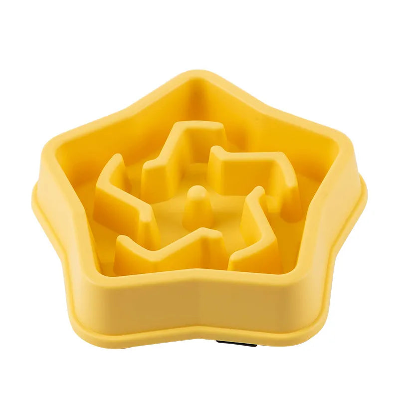 Anti-Choking Slow Food Bowl for Pets - Multiple Colors and Shapes