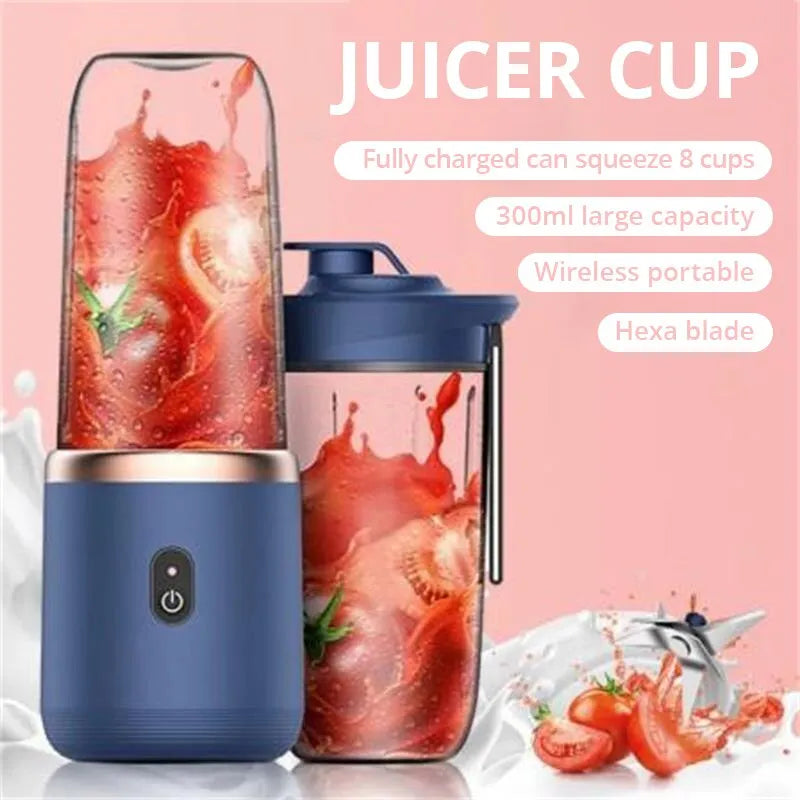 Portable Electric Juicer and Smoothie Blender